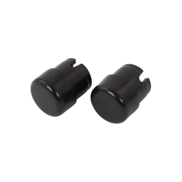 bike it Bike it black bar end buttons